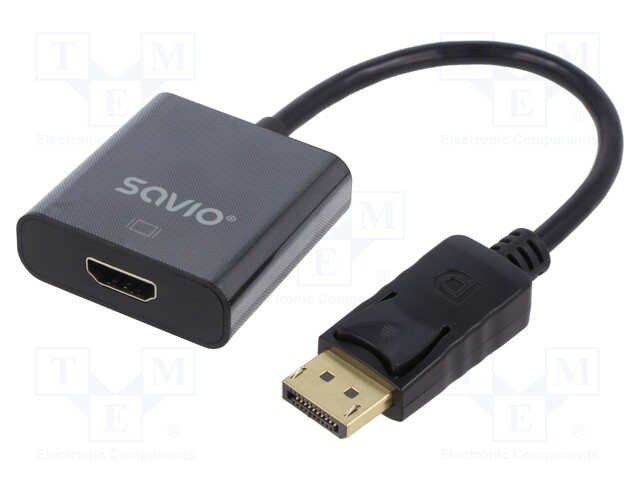 SAVKABELCL-32, Αντάπτορας, πρίζα HDMI,φις USB B micro, μαύρο, SAVKABELCL-32
